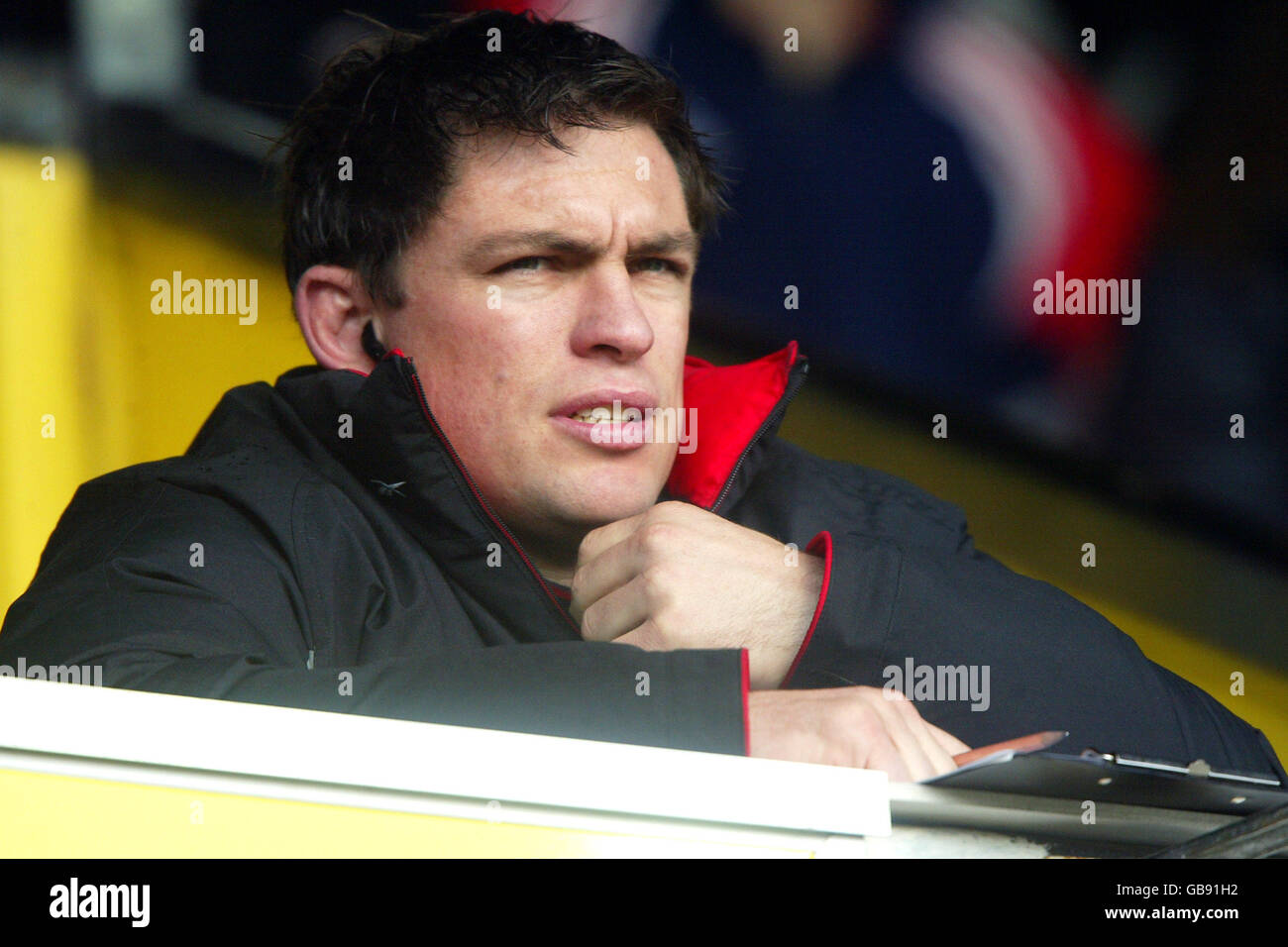 Rugby Union - Zurich Premiership - Saracens / London Wasps. Saracens's Rod Kafer Banque D'Images