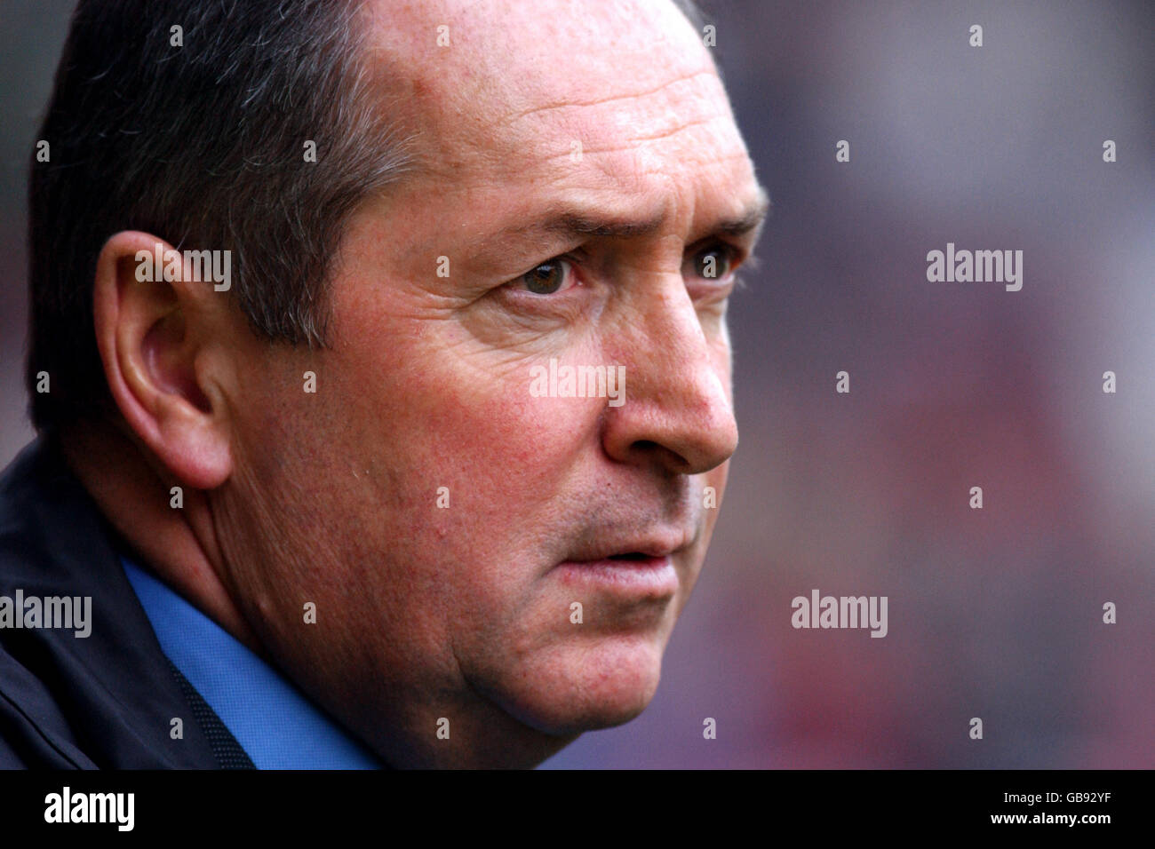 Football - FA Barclaycard Premiership - Liverpool / Manchester United. Gerard Houllier, directeur de Liverpool Banque D'Images