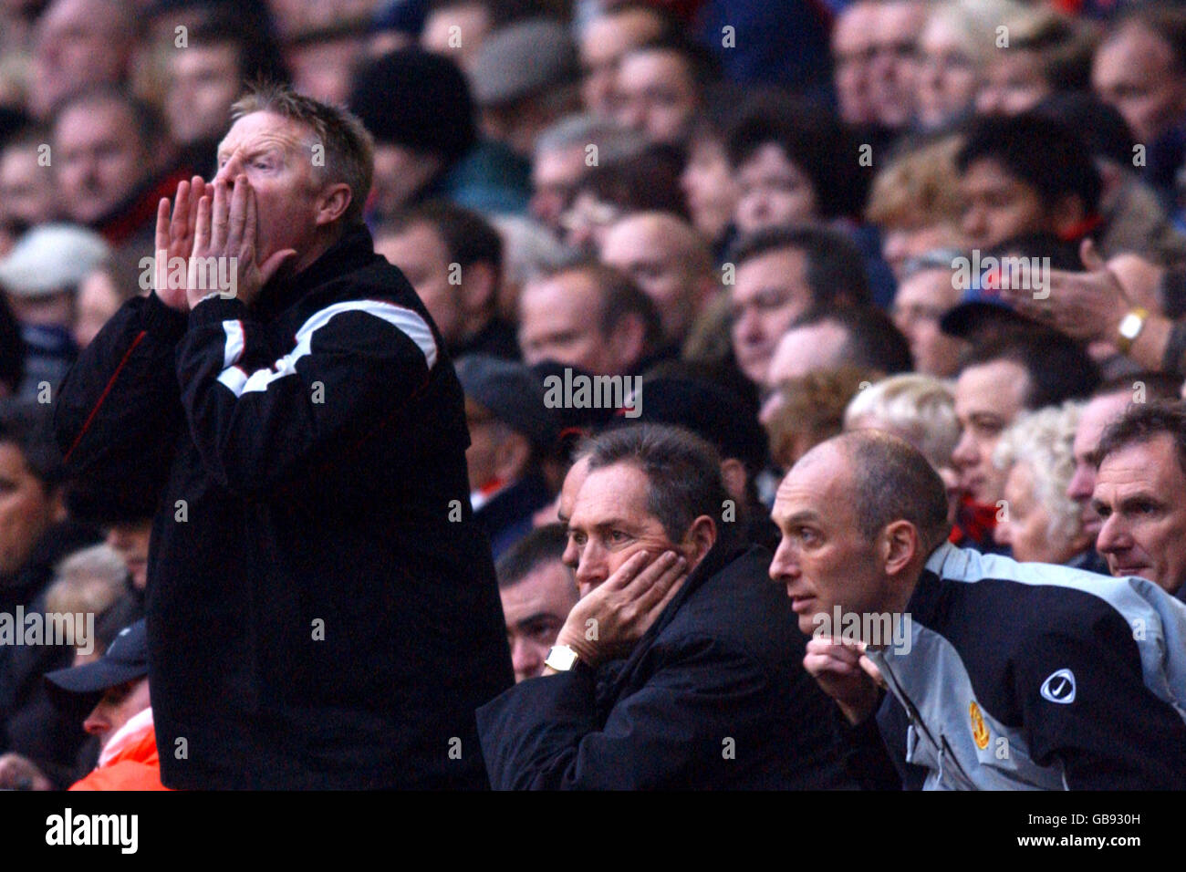 Soccer - FA Barclaycard Premiership - Liverpool v Manchester United Banque D'Images