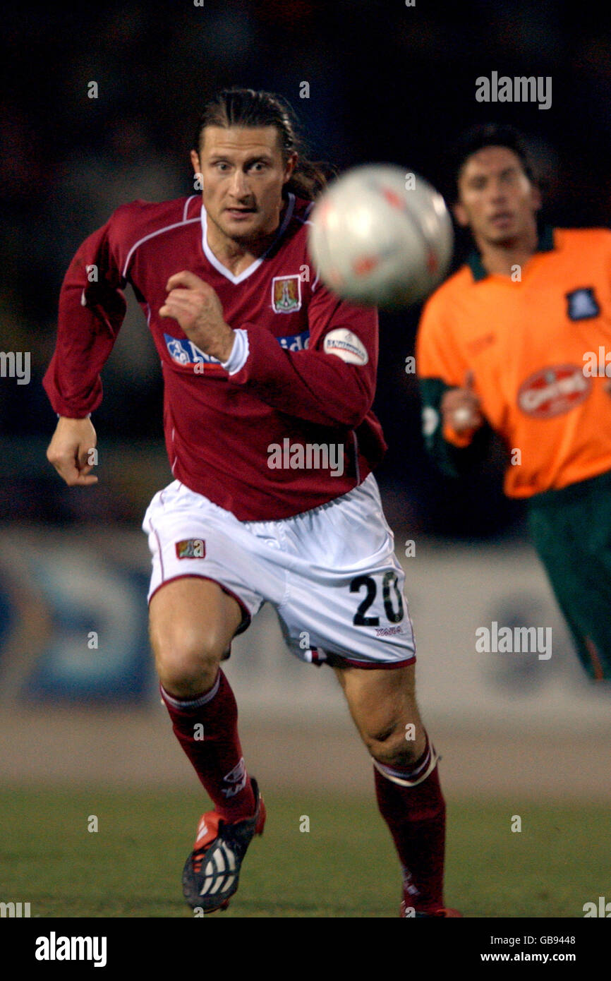 Football - Coupe de AXA - Premier tour - Northampton Town v Plymouth Argyle Banque D'Images