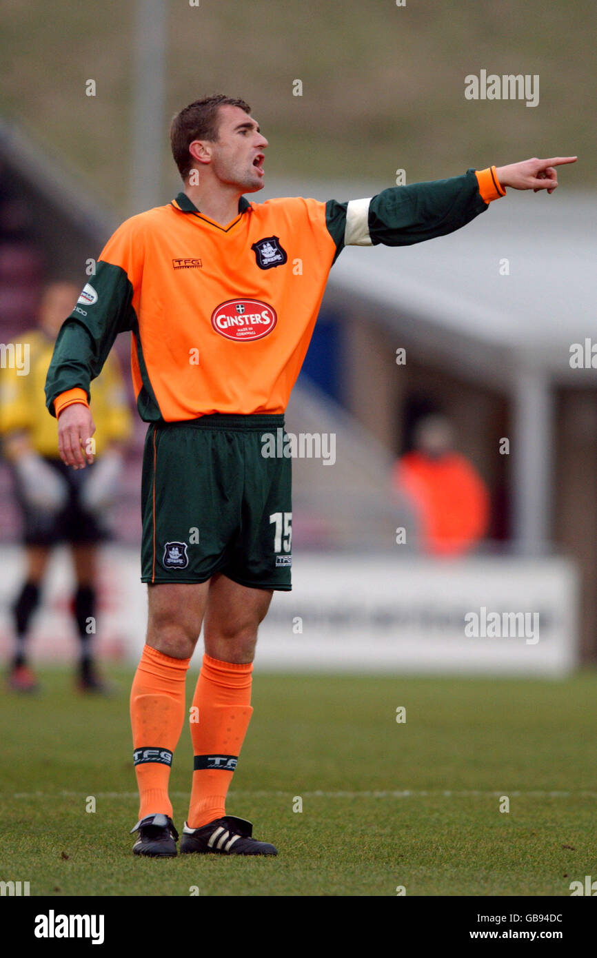 Football - AXA FA Cup - Premier tour - Northampton Town / Plymouth Argyle. Paul Wotton, Plymouth Argyle Banque D'Images