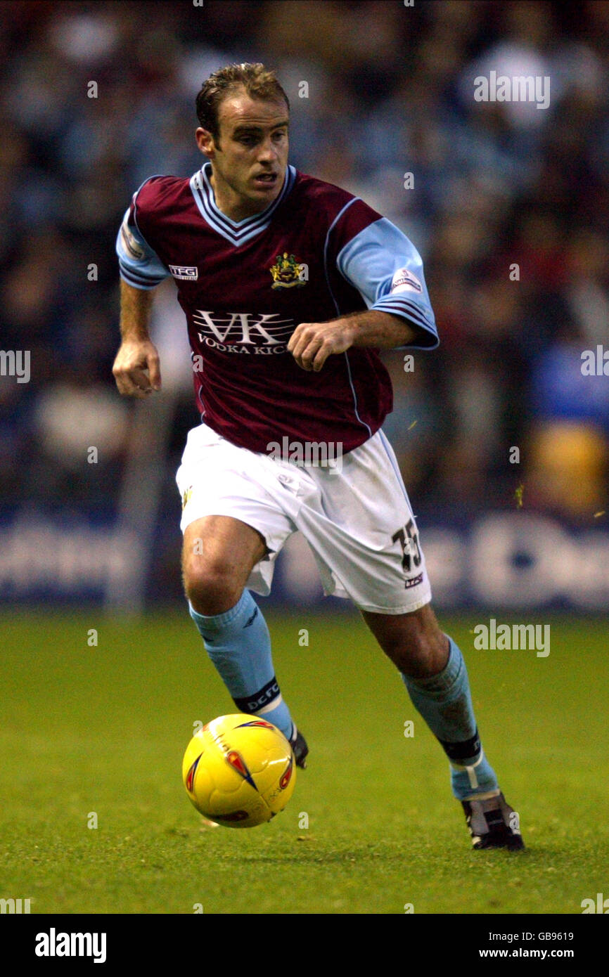 Football - Nationwide League Division One - Derby County / Burnley. Dean West, Burnley Banque D'Images