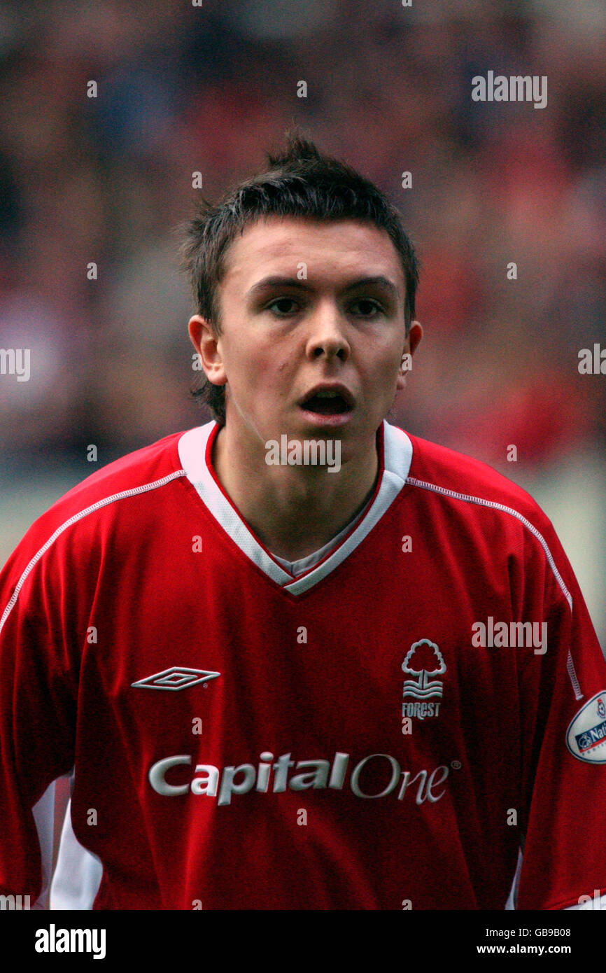 Football - Nationwide League Division One - Nottingham Forest / Watford. Gregor Robertson de la forêt de Nottingham Banque D'Images