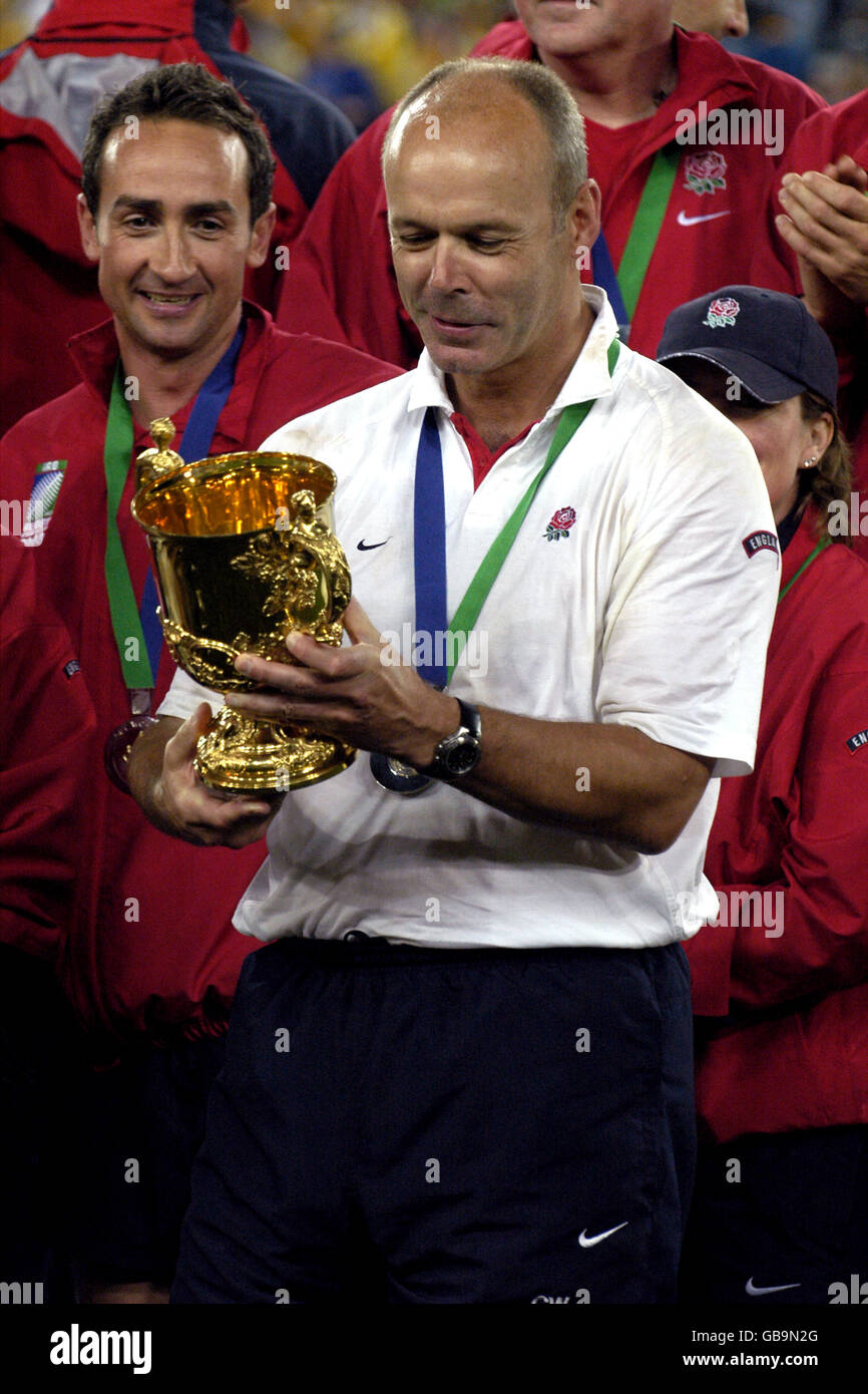 Affiche de journal de la Coupe du monde de rugby 2003