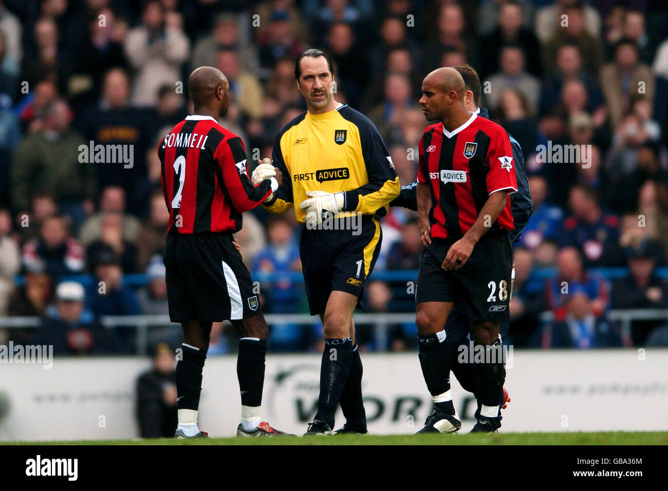 Soccer - FA Barclaycard Premiership - Manchester City v Portsmouth Banque D'Images