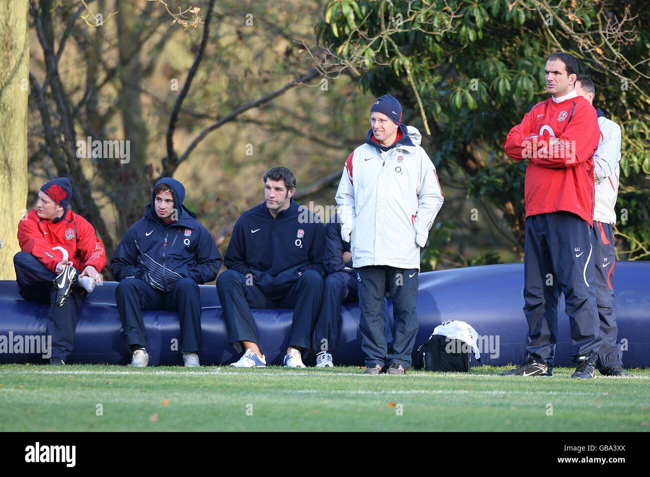 Rugby Union - France Conférence de presse et session de formation - Pennyhill Park Banque D'Images