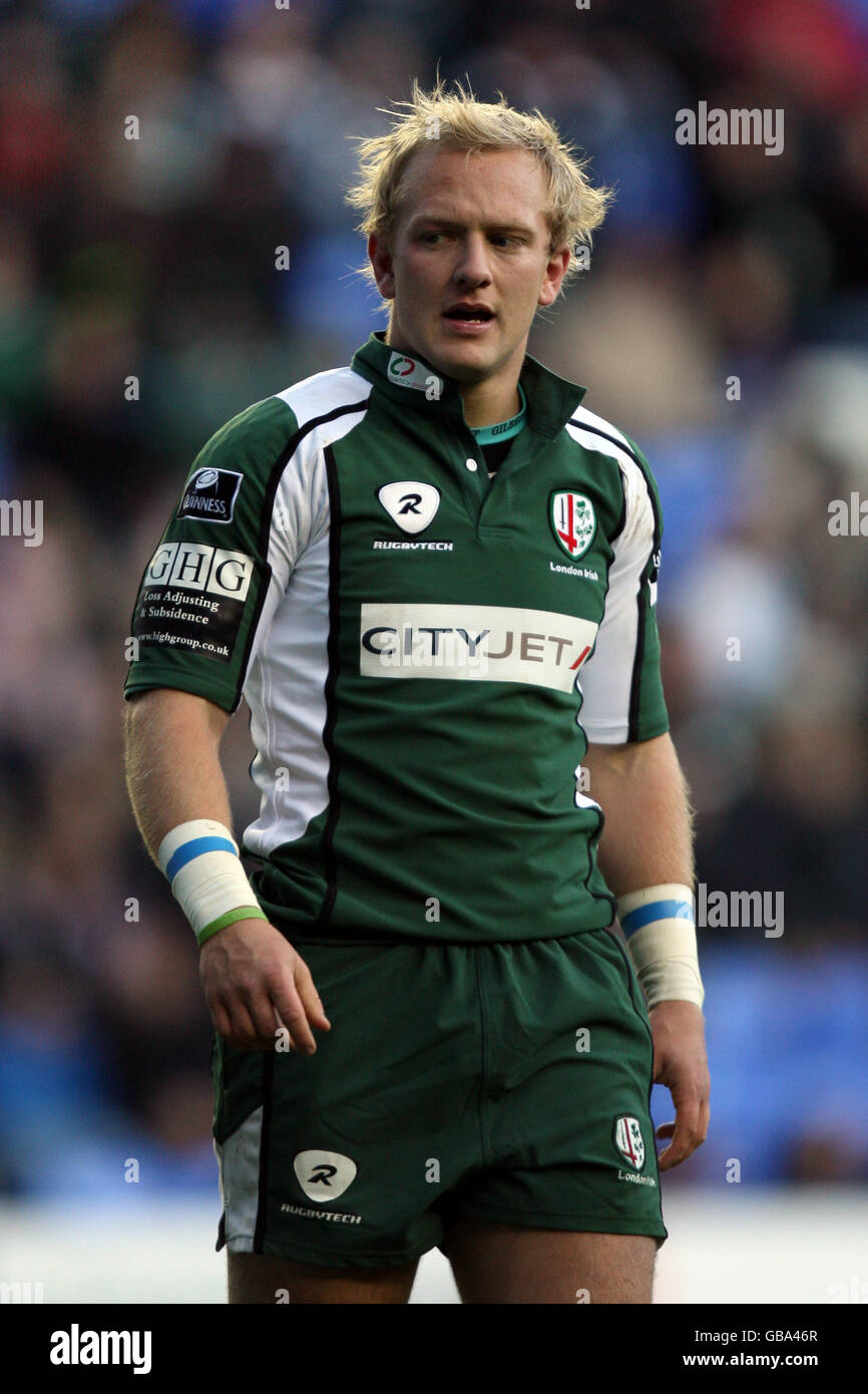 Rugby Union - Guinness Premiership - London Irish / Saracens - Madejski Stadium. Shane Geraghty, irlandais de Londres Banque D'Images