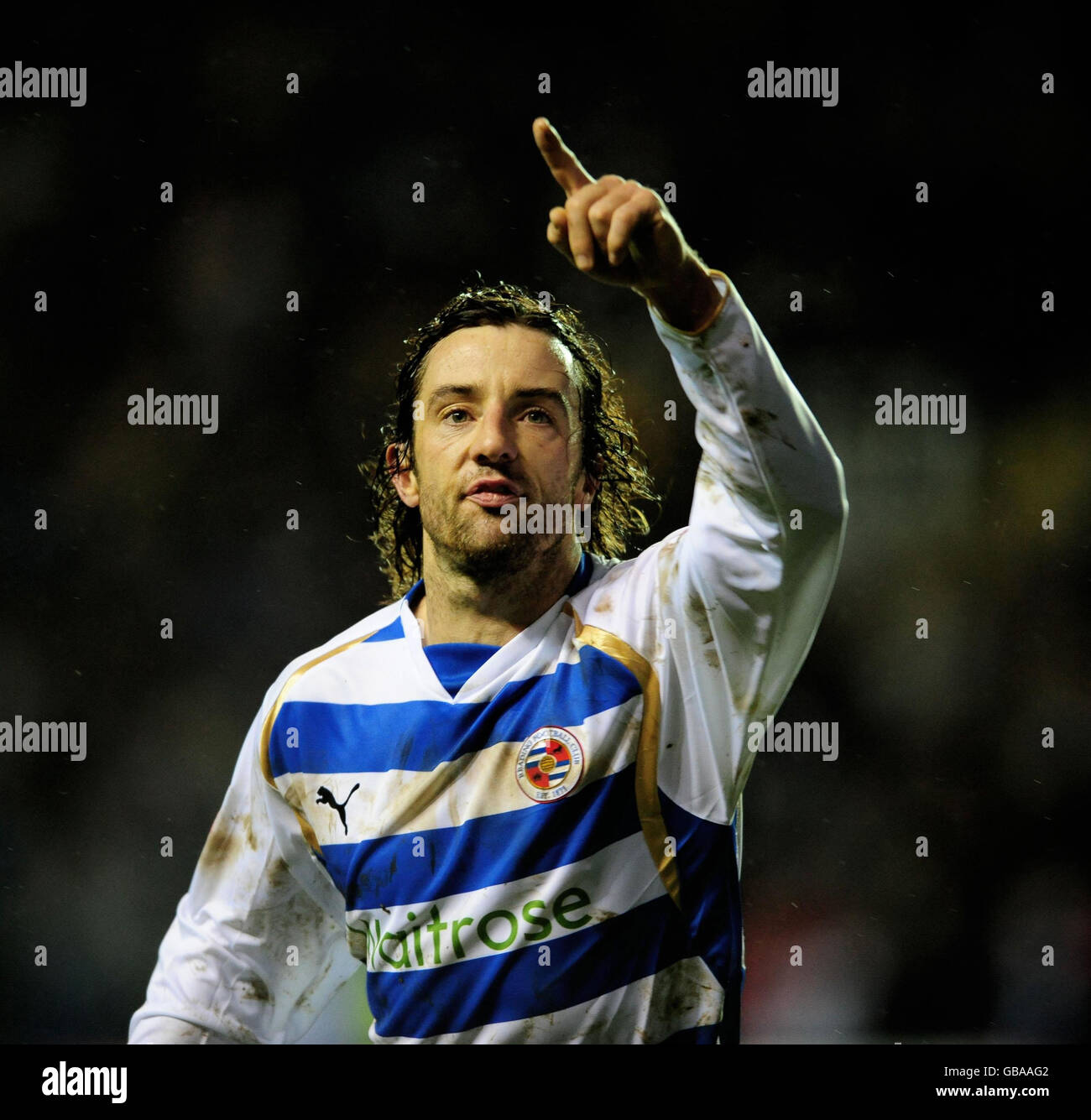 Soccer - Coca-Cola Football League Championship - Lecture v Norwich City - Madejski Stadium Banque D'Images