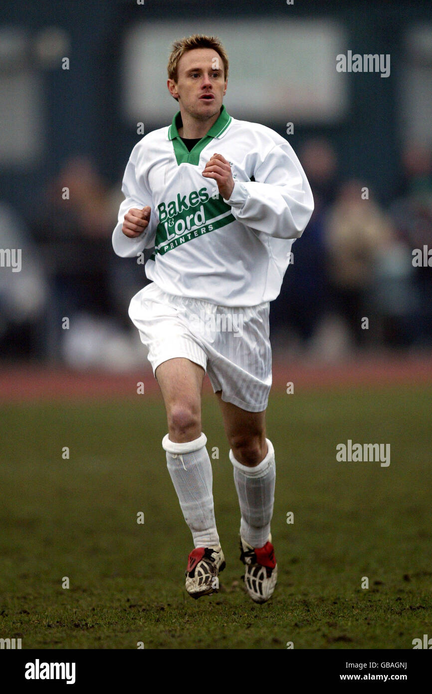 Football - AXA FA Cup - Premier tour - Bradford Park Avenue et Bristol City.Andrew Wright, Bradford Park Avenue Banque D'Images