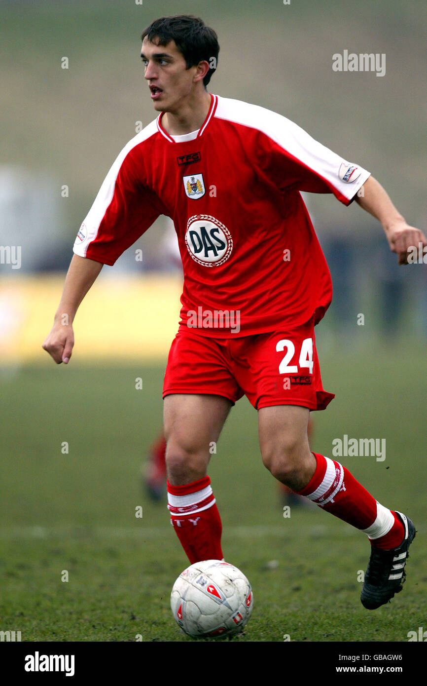 Football - Coupe de AXA - Premier tour - Bradford Park Avenue v Bristol City Banque D'Images