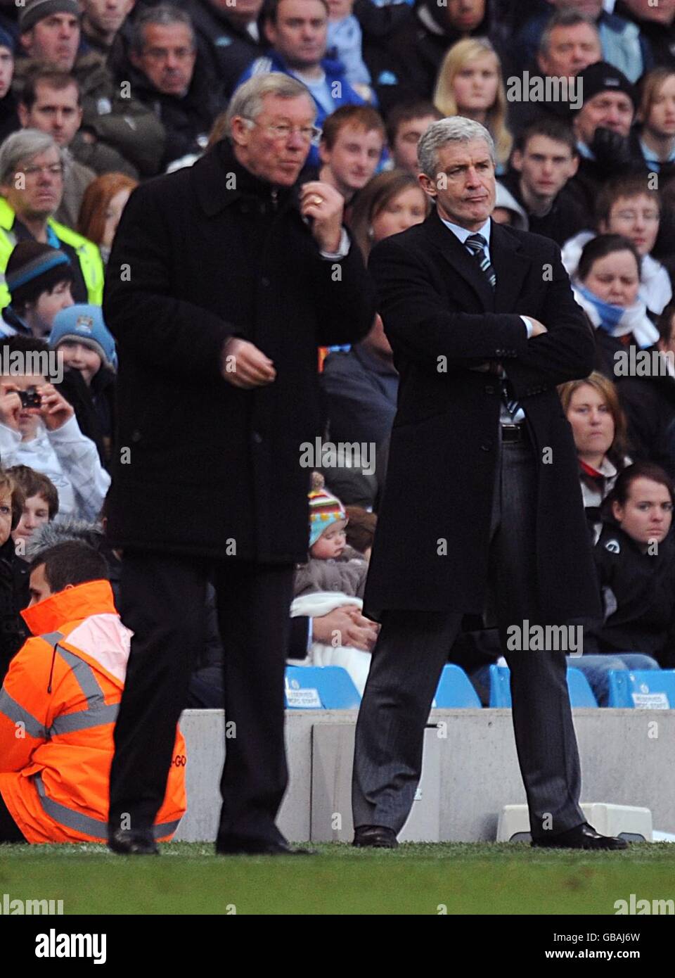 Soccer - Barclays Premier League - Manchester City v Manchester United - City of Manchester Stadium Banque D'Images
