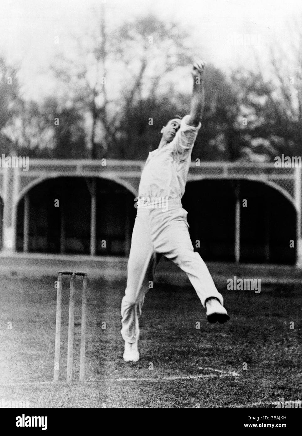 Cricket.Jack Gregory, Australie Banque D'Images
