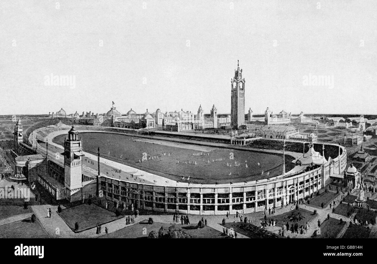 Stade londres jeux olympiques 1908 Banque de photographies et d’images ...