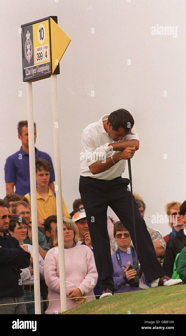 GOLF OUVERT BRITANNIQUE.BALLESTEROS DE SEVE Banque D'Images