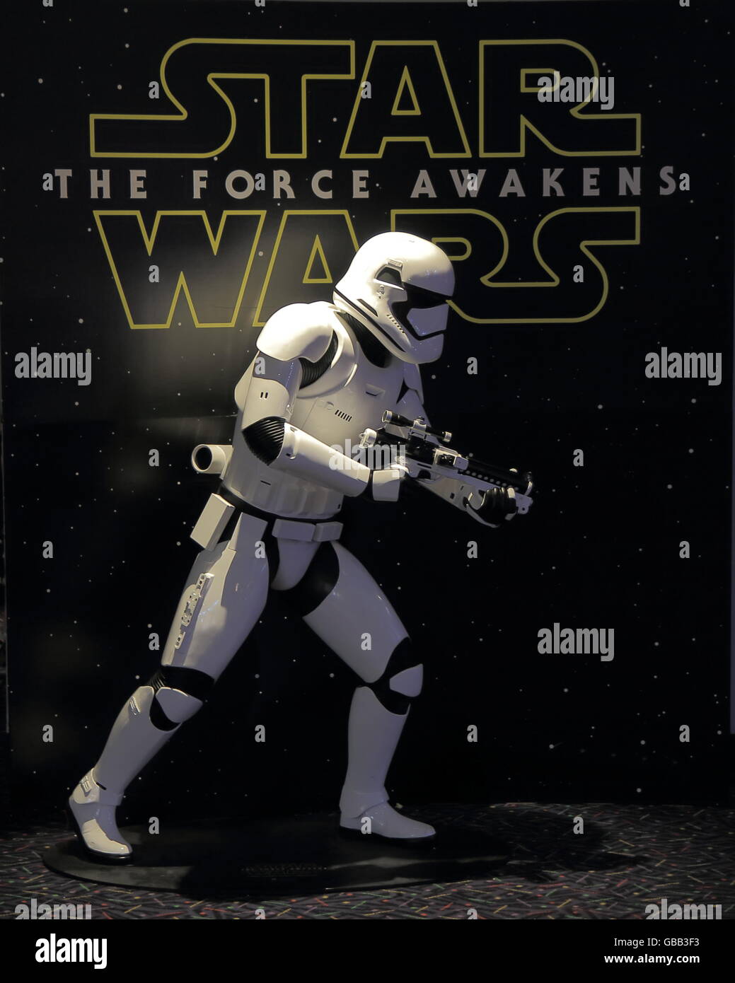 Star Wars au cinéma Hoyts film d'affichage. Banque D'Images