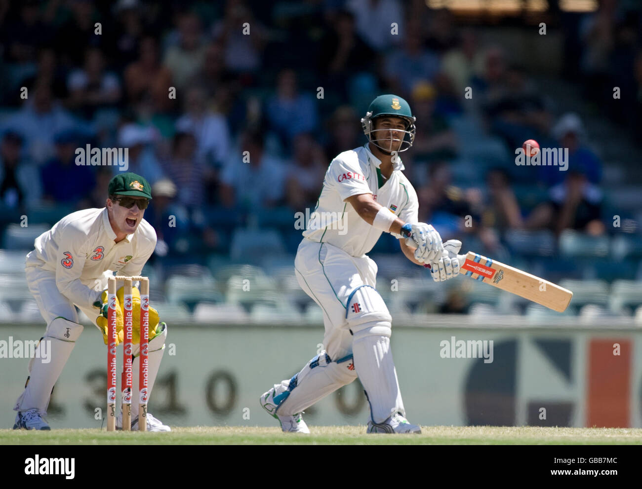 Cricket - 3 Série mobile - Premier Test - Australie v Afrique du Sud - WACA - Cinquième Jour Banque D'Images