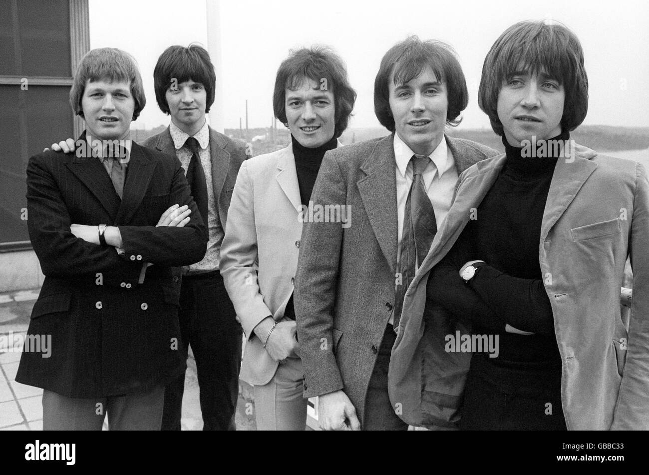 Les Hollies groupe pop britannique Banque D'Images