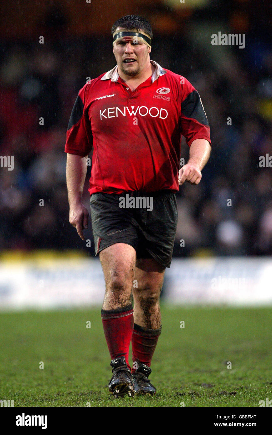 Rugby Union - Parker Pen Challenge Cup - second tour - première jambe - Saracens / Glasgow. Steven Sparks, Saracens Banque D'Images