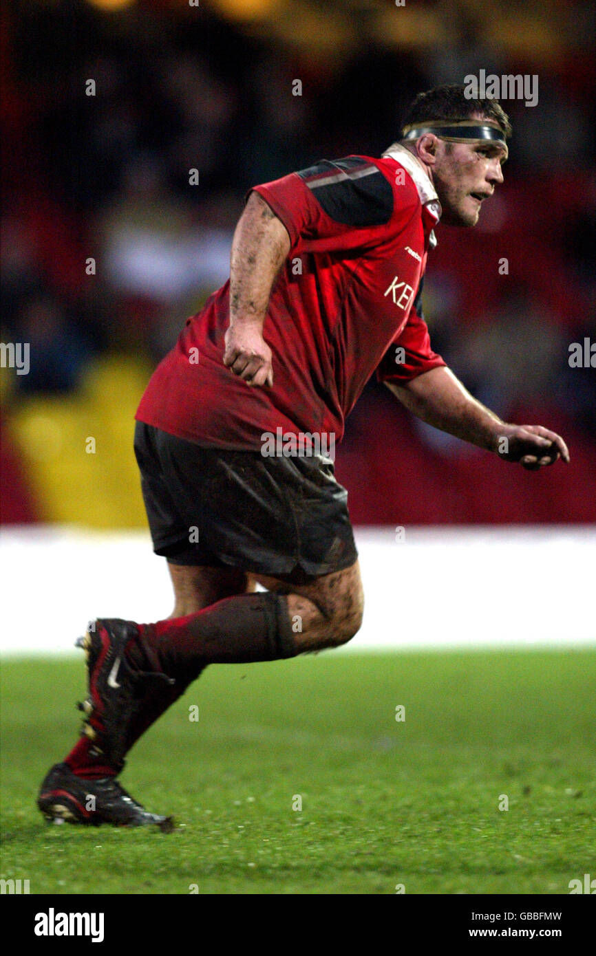 Rugby Union - Parker Pen Challenge Cup - second tour - première jambe - Saracens / Glasgow. Steven Sparks, Saracens Banque D'Images