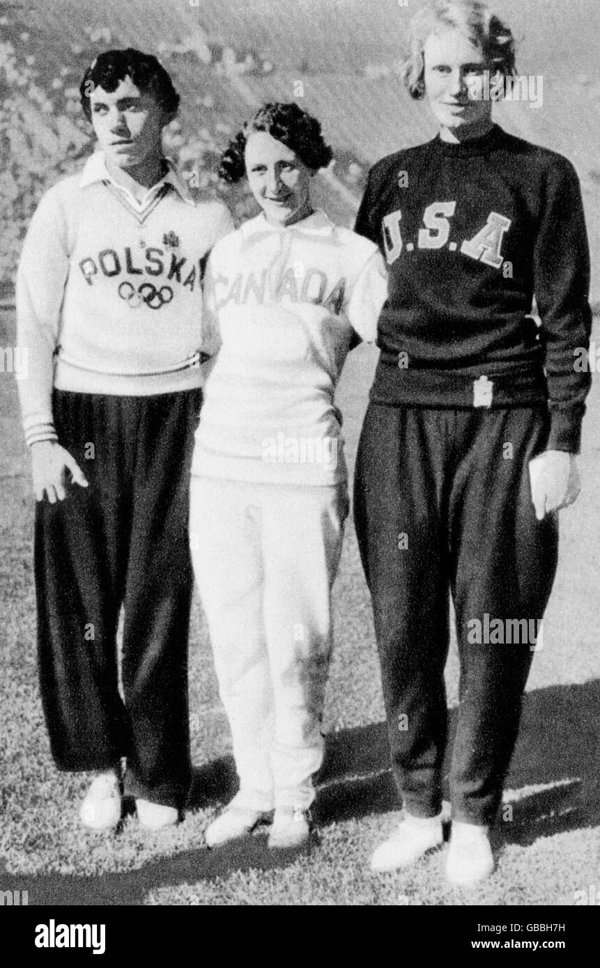 Athlétisme - Jeux Olympiques de Los Angeles 1932 - Finale du 100 m Femmes Banque D'Images