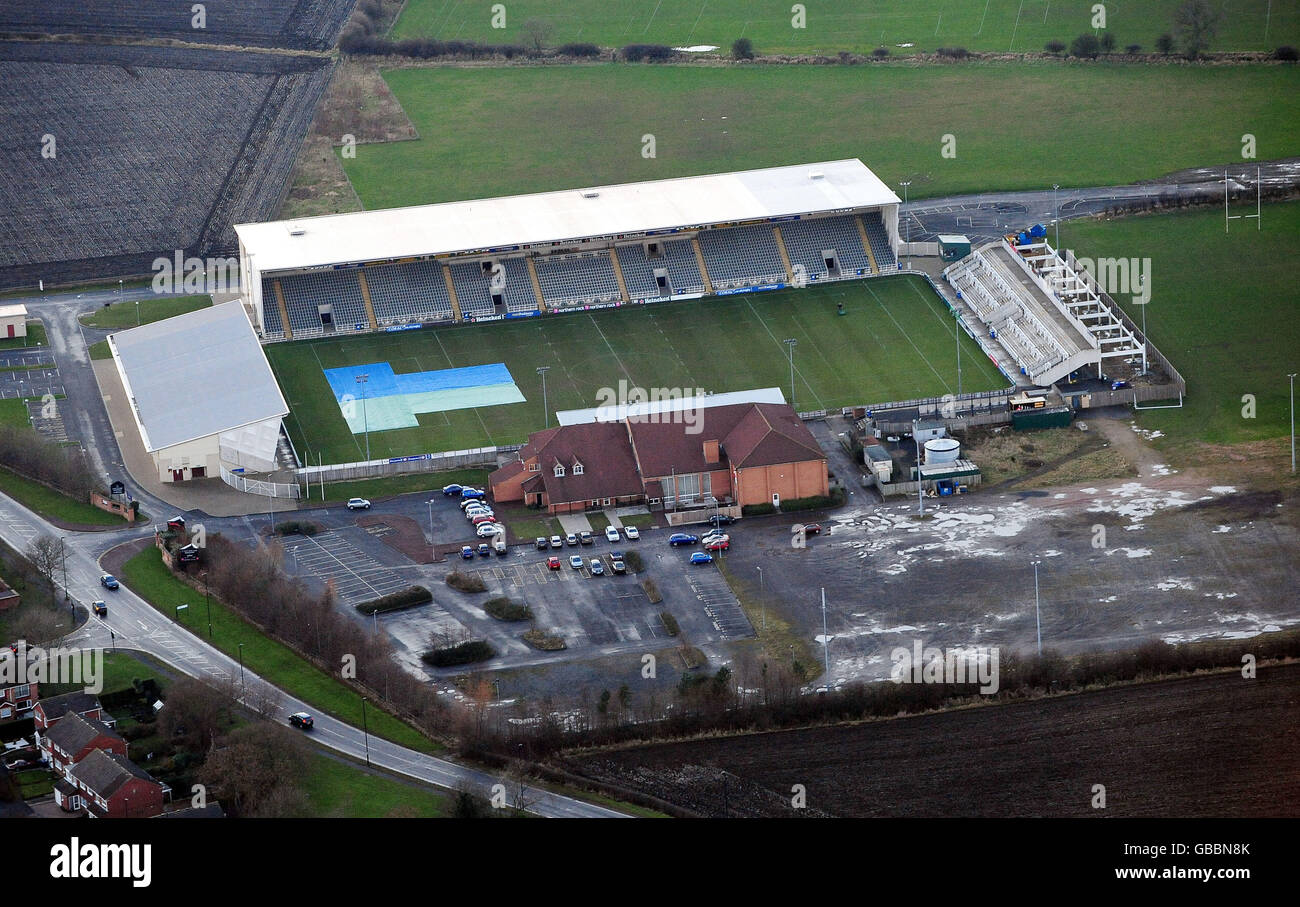 Rugby Union - Kingston Park Banque D'Images