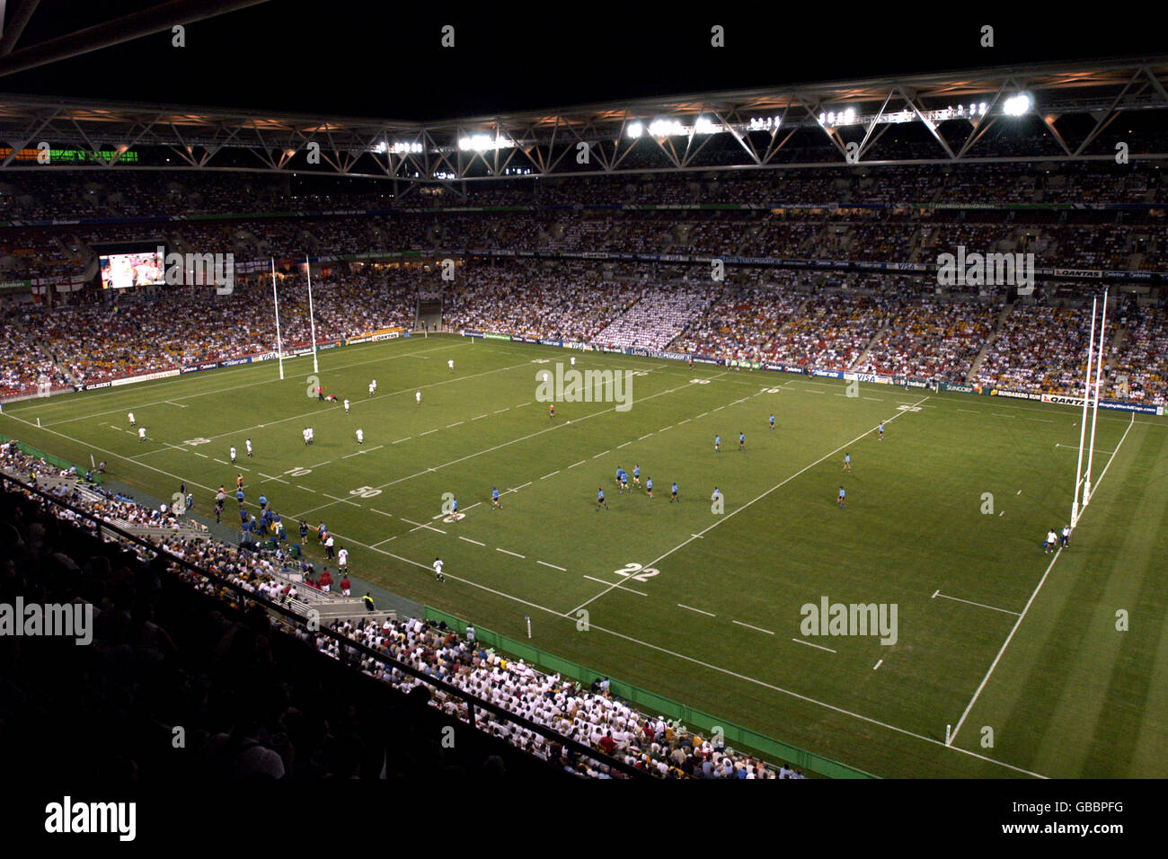 Rugby Union - coupe du monde 2003 - Groupe C - Angleterre contre Uruguay.Vue générale du parc Lang pendant le match entre l'Angleterre et l'Uruguay Banque D'Images