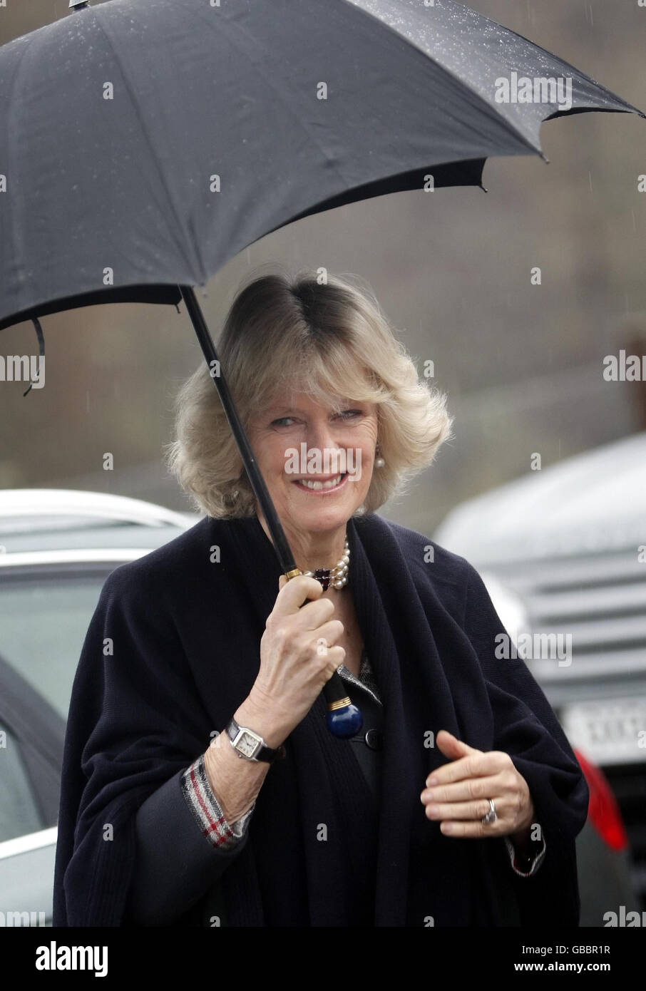 La duchesse de Cornouailles visites Aberdeenshire Banque D'Images