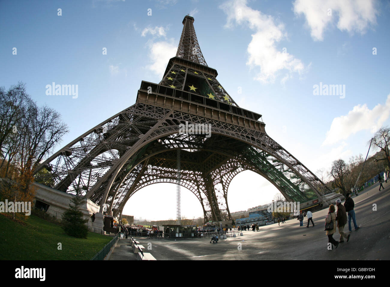 Stock de voyage - France - Paris. La Tour Eiffel à Paris. Banque D'Images