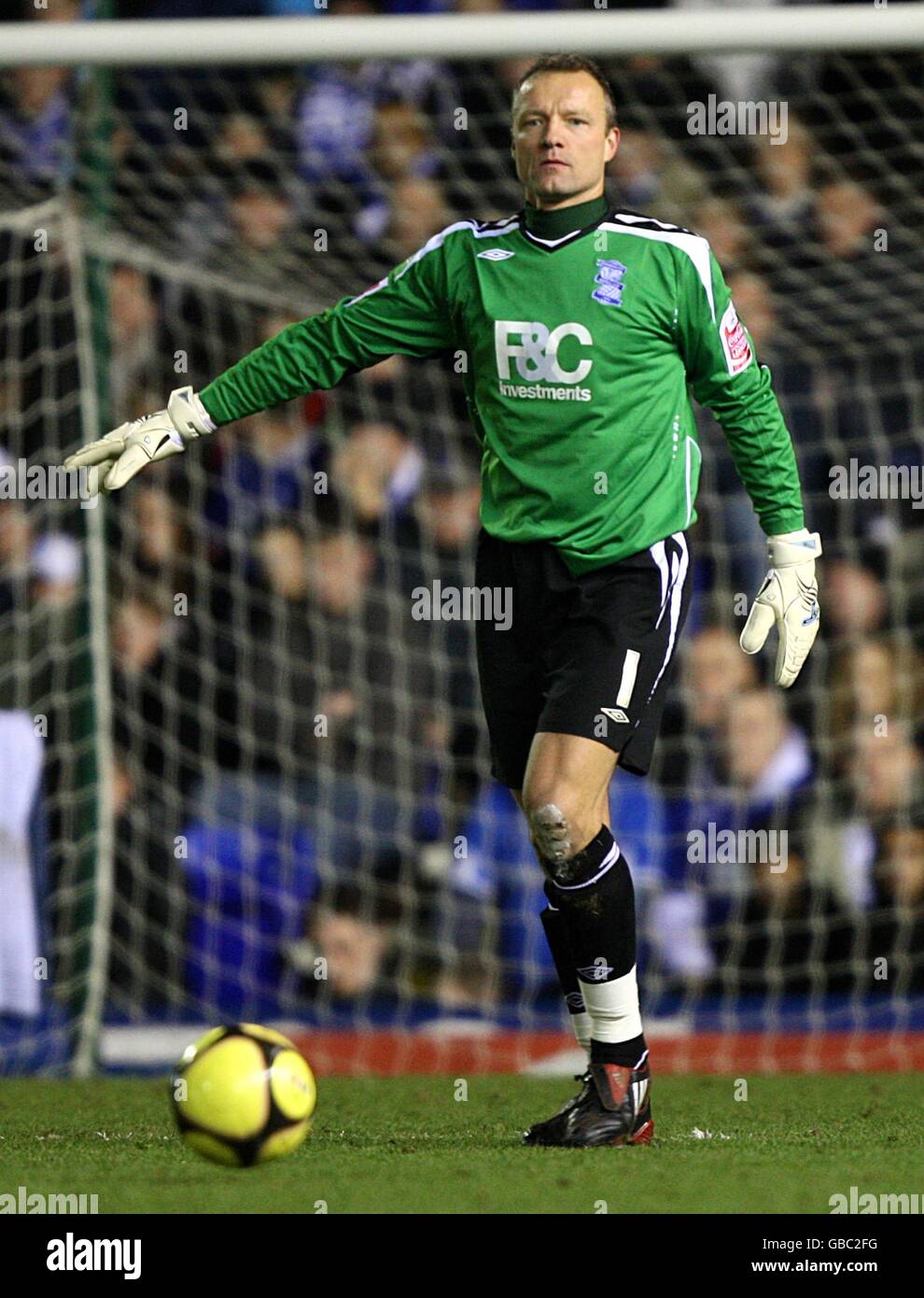 Football - FA Cup - troisième Round Replay - Birmingham City / Wolverhampton Wanderers - St. Andrews' Stadium.Maik Taylor, gardien de but de Birmingham Banque D'Images