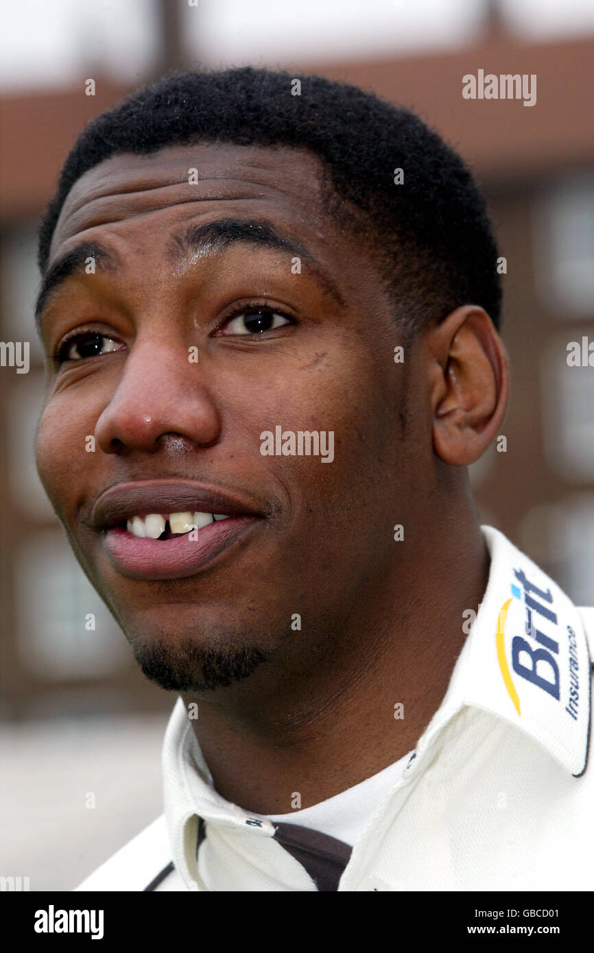 Cricket - Surrey County Cricket Club - lancement de parrainage - Brit Insurance.Alex Tudor après l'annonce que Brit Insurance serait les nouveaux sponsors du club Banque D'Images