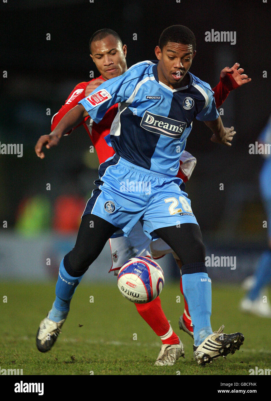 Soccer - Coca-Cola Football League deux - Wycombe Wanderers v Grimsby Town - Adams Park Banque D'Images