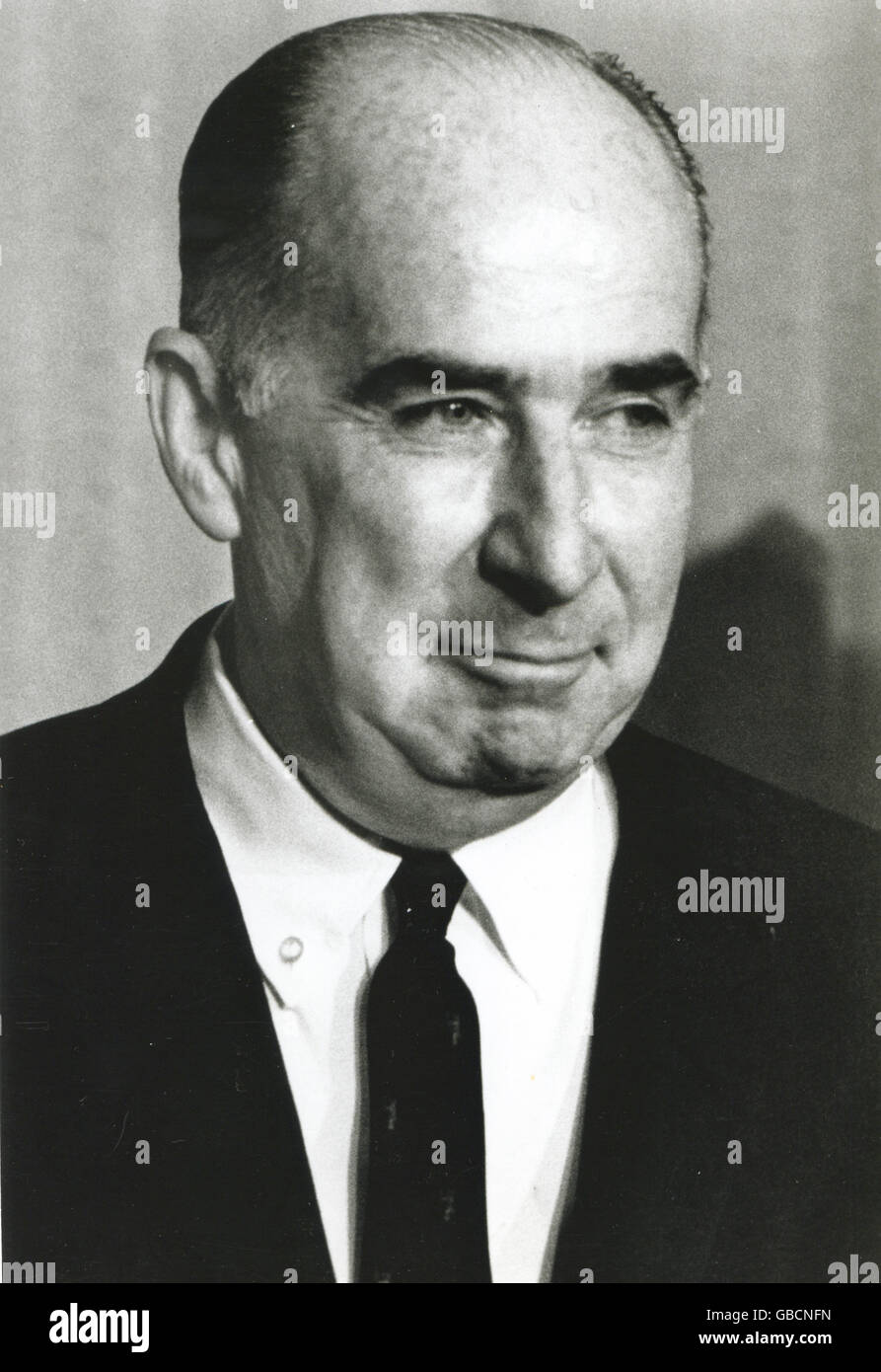 John Mitchell, procureur général au cours de l'administration de Richard M. Nixon. Banque D'Images