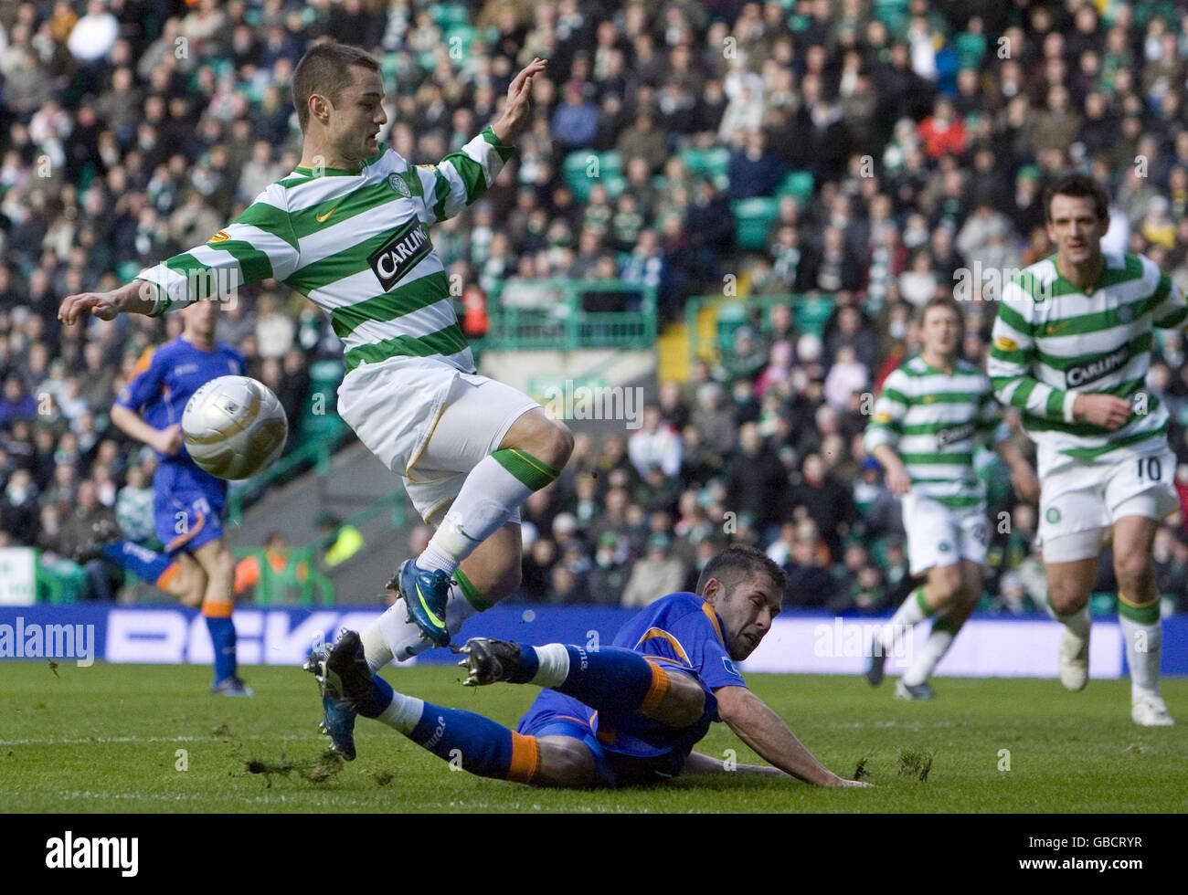 Soccer - Clydesdale Bank Scottish Premier League - v Celtique Queens Park - Celtic Park Banque D'Images