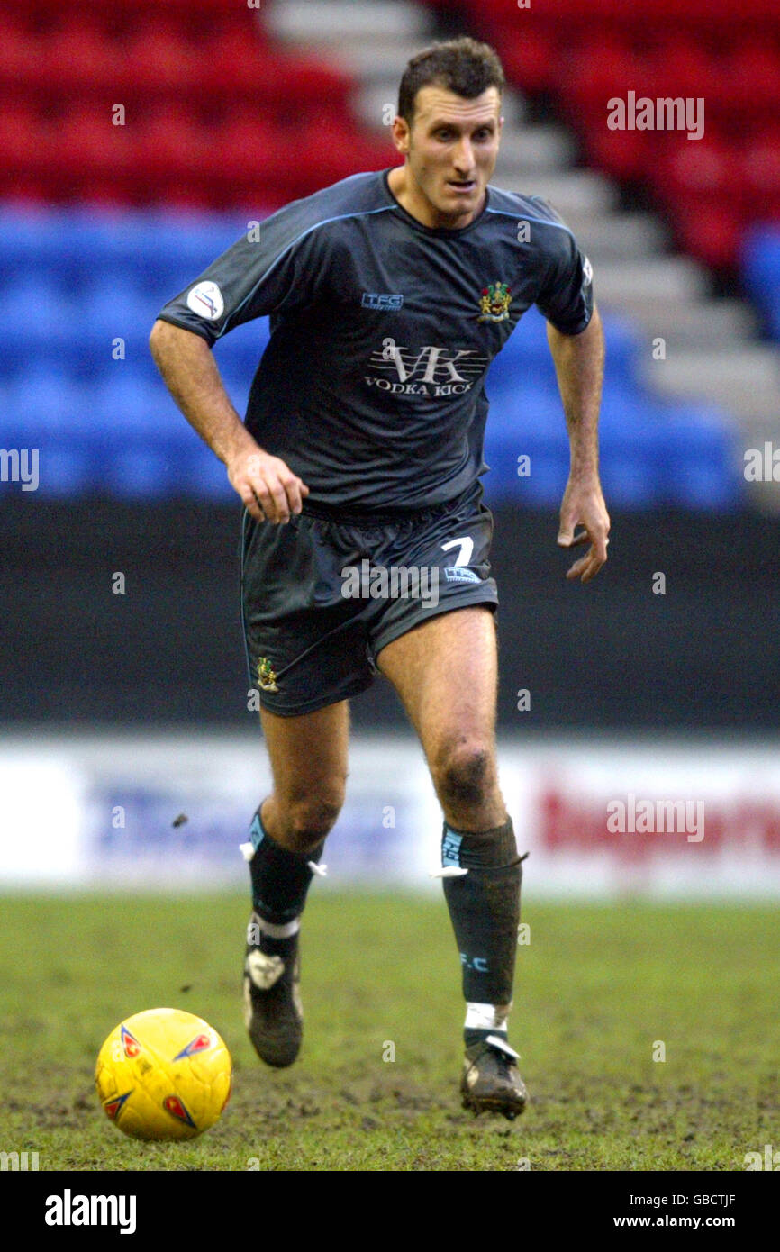 Soccer - Nationwide League Division One - Wigan Athletic c. Burnley. Glenn Little, Burnley Banque D'Images