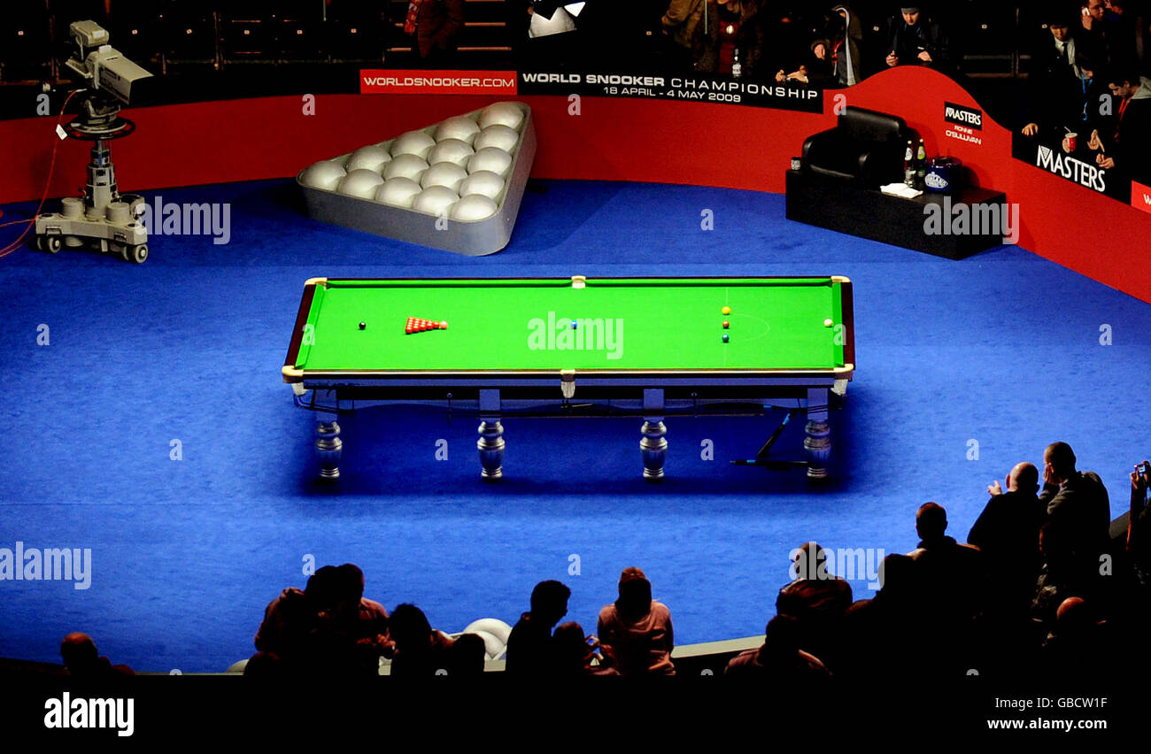 Snooker - Masters 2009 - Premier jour - Wembley Arena. Une vue générale de la table aux maîtres 2009 Banque D'Images