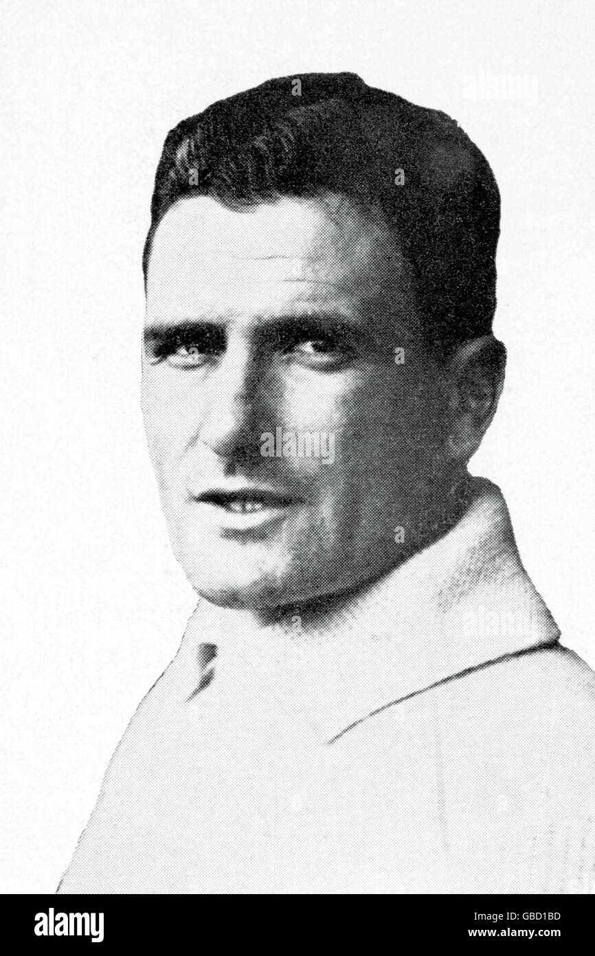 Luis Monti, Argentine (le seul homme à avoir joué dans une finale de coupe du monde pour deux pays différents - l'Argentine en 1930 et l'Italie en 1934) Banque D'Images