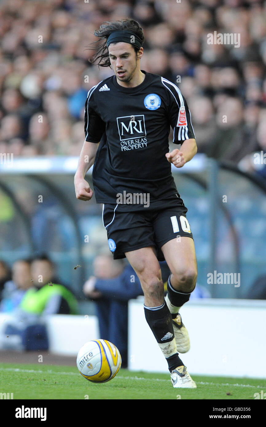 Soccer - Coca-Cola football League One - Leeds United / Peterborough United - Elland Road. George Boyd, Peterborough-Uni Banque D'Images