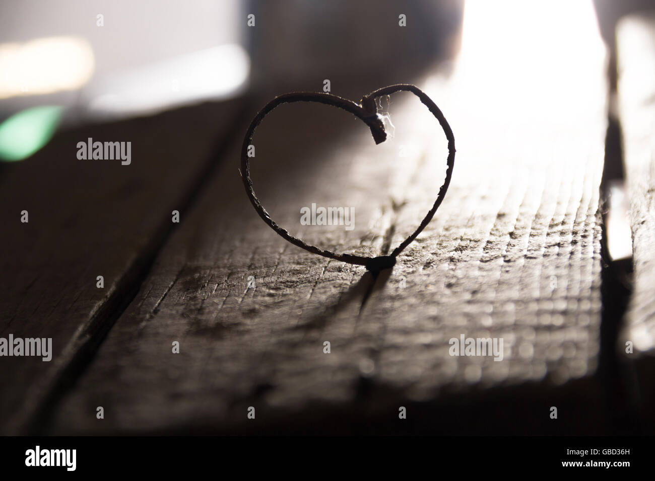 Valentine - Carte de mariage ou l'amour Banque D'Images