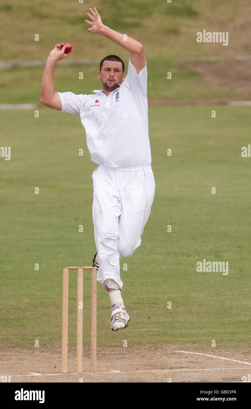 Match de cricket - Tour - Jour deux - St Kitts & Nevis Invitation XI v Angleterre - Warren Park Cricket Ground - St Kitts Banque D'Images