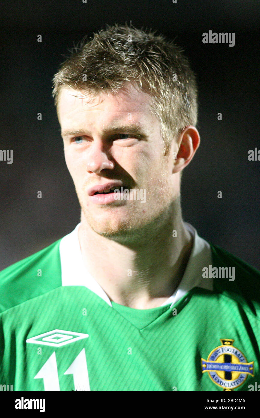 Football - National International friendly - Irlande du Nord v Hongrie - Windsor Park. Chris Brunt, Irlande du Nord Banque D'Images