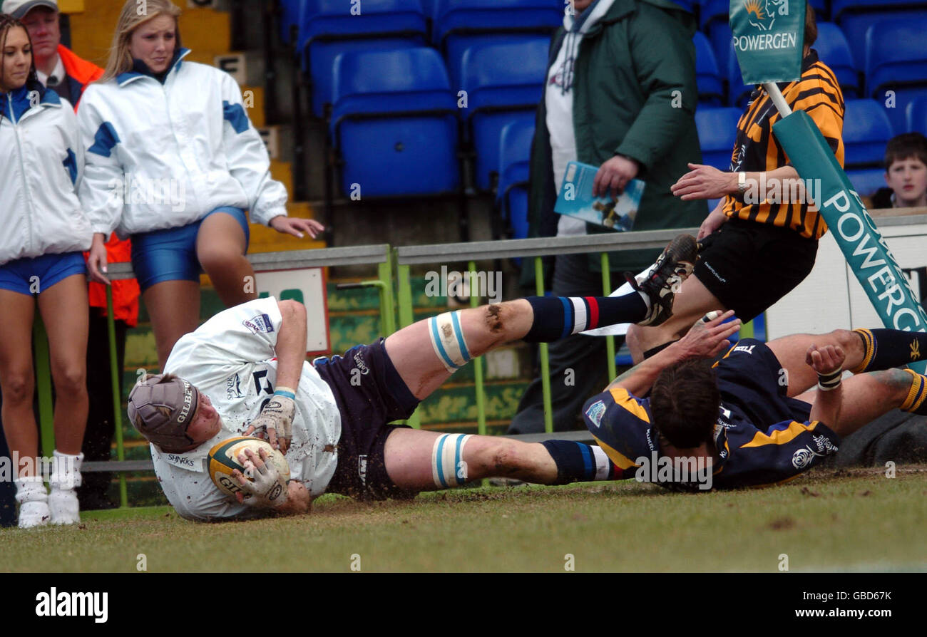 Rugby Union - la coupe Powergen - Semi Final - Sale Sharks v Leeds Tykes Banque D'Images