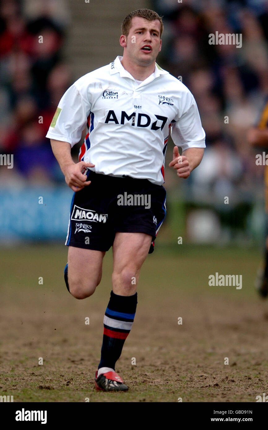 Rugby Union - la coupe Powergen - Semi Final - Sale Sharks v Leeds Tykes Banque D'Images