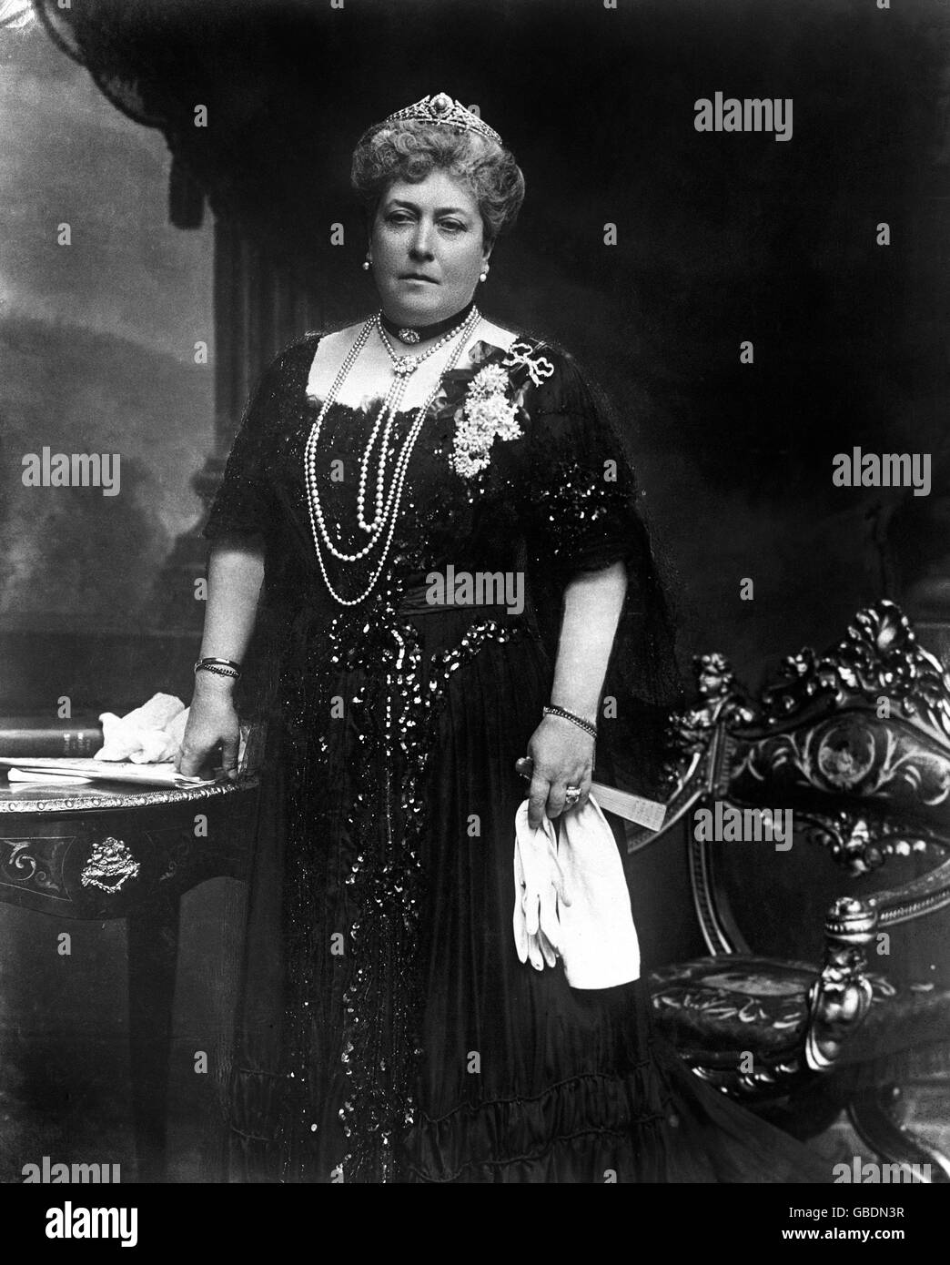 La Couronne britannique - Princess Christian de Schleswig-Holstein - 1921 Banque D'Images