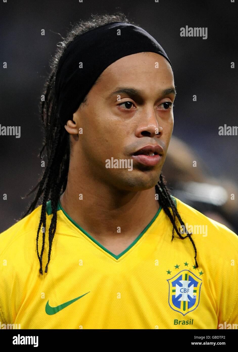 Football - International friendly - Italie / Brésil - Emirates Stadium. Ronaldinho, Brésil Banque D'Images