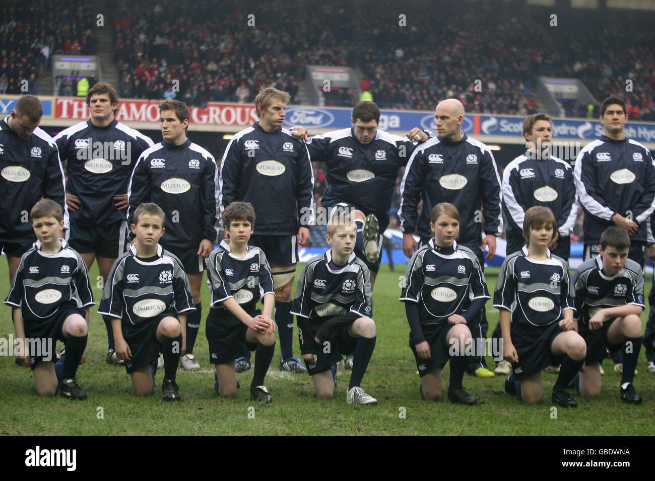 Rugby Union - RBS 6 Nations Championship 2009 - Ecosse v Pays de Galles - Murrayfield Banque D'Images