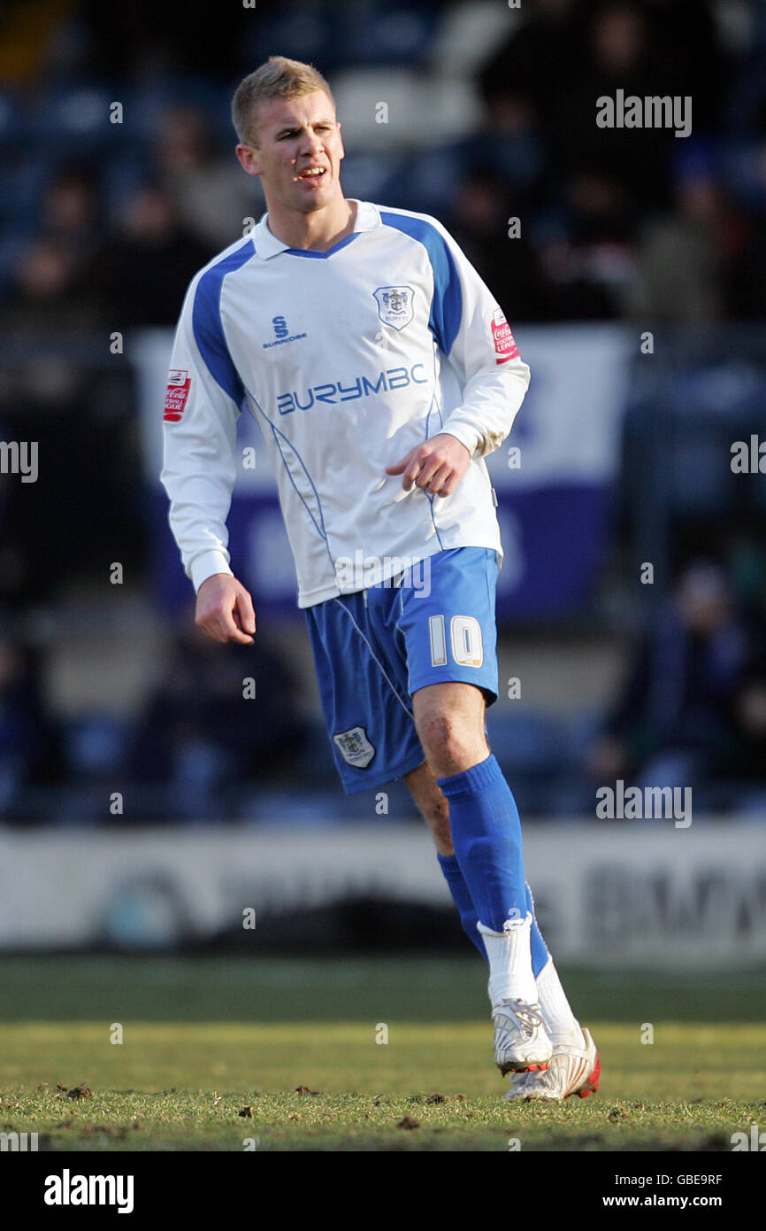 La Ligue de football Coca-Cola - Deux - Bury v Dagenham et Redbridge - Domaine La Lane Banque D'Images