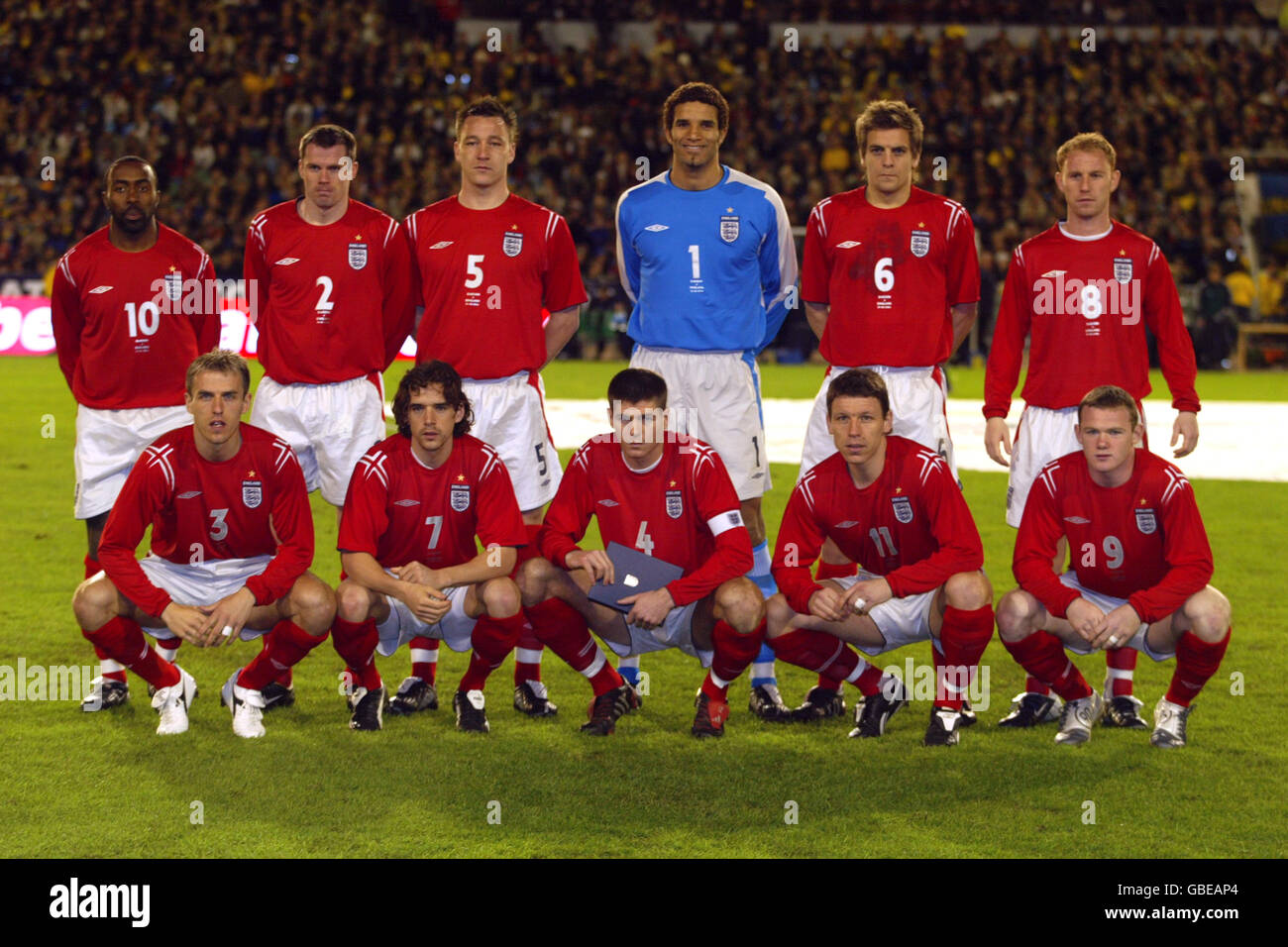 Football - International friendly - Suède / Angleterre. Angleterre, Groupe d'équipe Banque D'Images