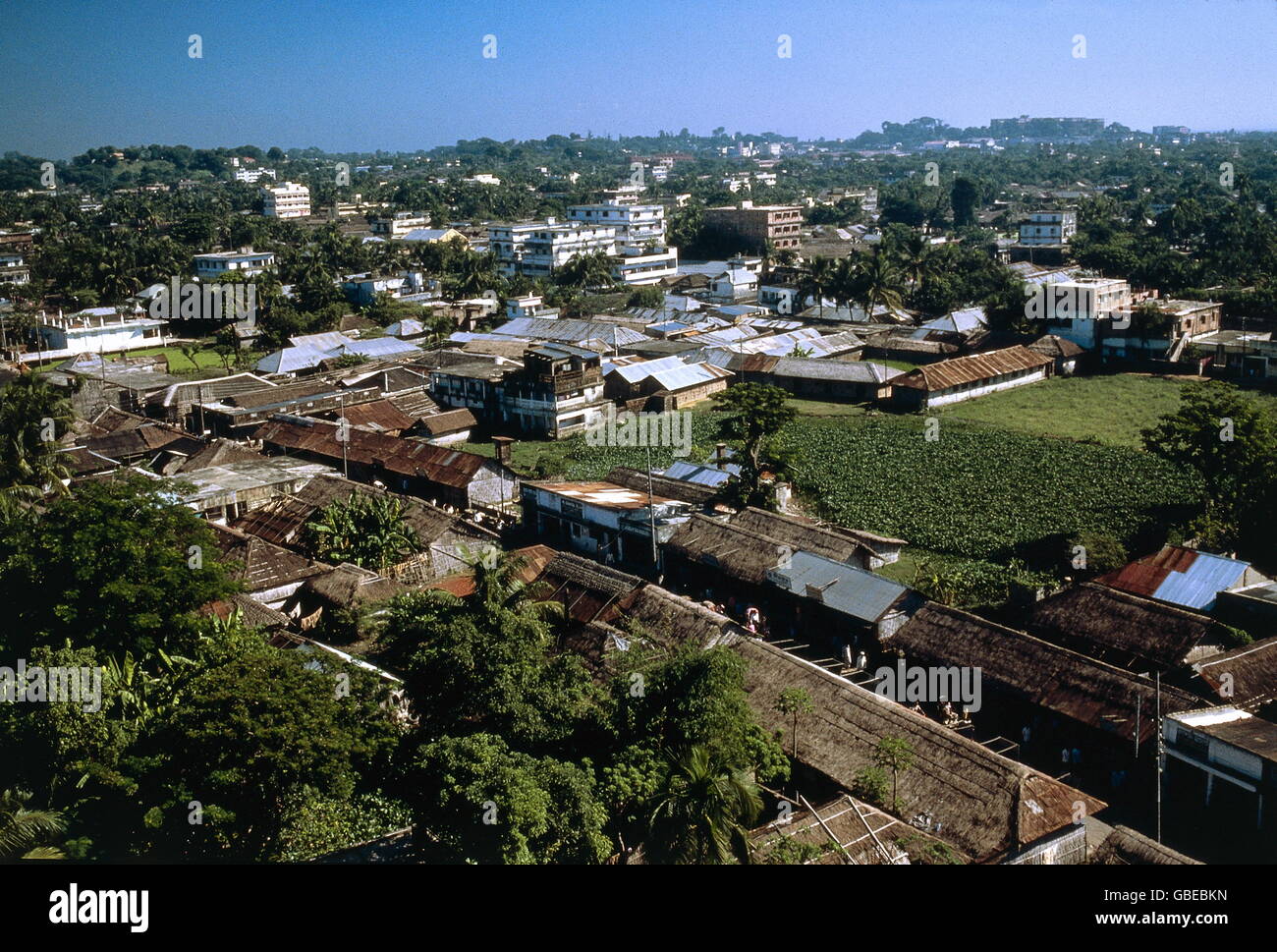 Géographie / Voyage, Bangladesh, Chittagong, vue vers la vieille ville, années 1970, droits additionnels-Clearences-non disponible Banque D'Images