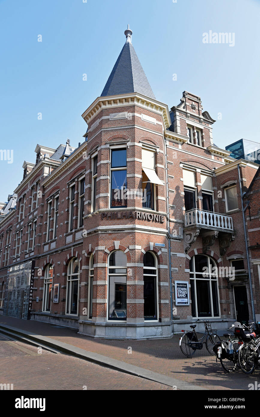 Philharmonic Hall, Haarlem, Hollande du Nord, Pays-Bas / Hollande Banque D'Images