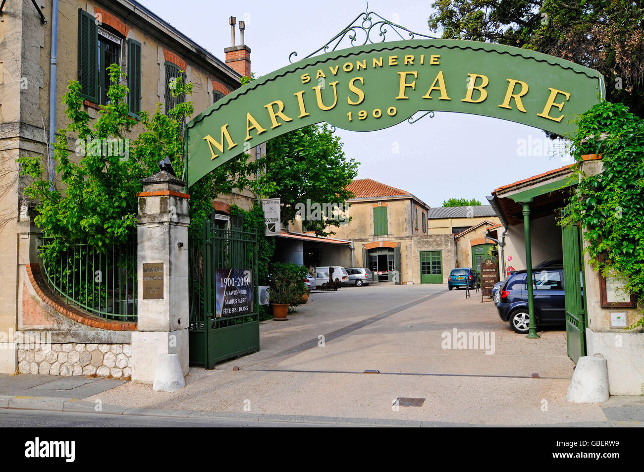 Savonnerie Marius Fabre, Salon-de-Provence, Provence, Cote d'Azur, dans le  sud de la France, France / producteur de savon Photo Stock - Alamy